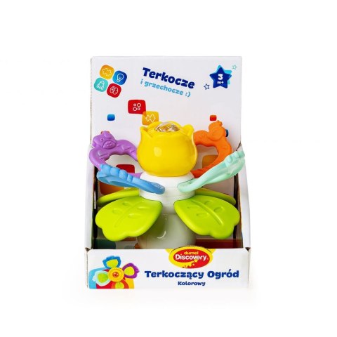 Grzechotka TERKOCZĄCY OGRÓD Z PRZYSSAWKĄ kolorowy Discovery (DD30827)