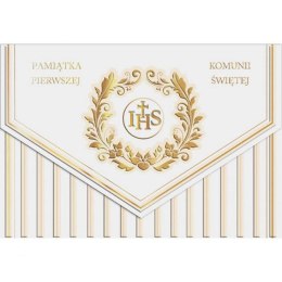 Kartka składana A5 KOMUNIA PASKI A5 Henry (5905701485871)