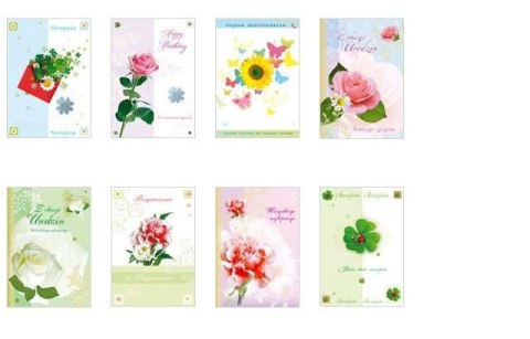 Kartka składana Artis collage (Tecza)