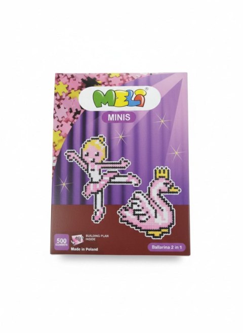 Klocki plastikowe Minis Ballerina 2w1 500 el. Meli (50337)