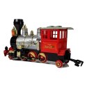 Kolejka Pociąg Klasyczny na Baterie Dym Dźwięk Efekty Świetlne Lean (6887)