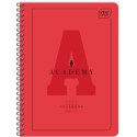 Kołozeszyt (kołonotatnik) Academy Hybrid A6 80k. krata Interdruk