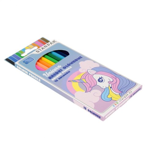Kredki ołówkowe Unicorn 12 kol. Starpak (553553)