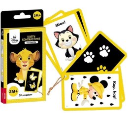 Książeczka edukacyjna Disney Maluch. Karty kontrastowe Ameet (KONX 9201)