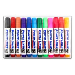 Marker suchościeralny MA-12 kol wkład mix okrągła/ścięta końcówka Mungyo (TT7617)