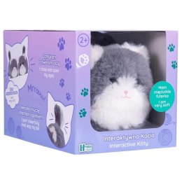 Pluszak interaktywny Huggy Luv kotek szary Tm Toys (DKO0221)