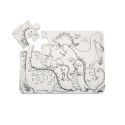Puzzle DINOZAURY 25x19cm 12 el 12 el. Strigo (BIAŁE)