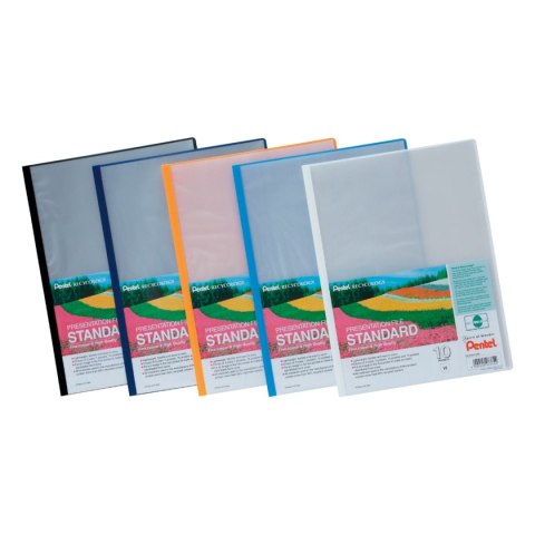 Skoroszyt prezentacyjny A4 błękitny polipropylen PP Pentel (DCP3415-S)