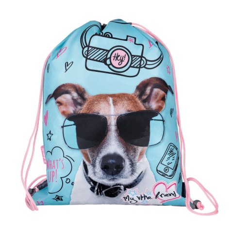 Worek na buty MY LITTLE FRIEND pies worek na obuwie St.Right (SO-01)