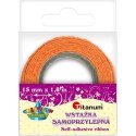 Wstążka Craft-Fun Series koronka bawełniana samoprzylepna 15x1,8 [mm x m] pomarańczowa Titanum (D12-5)