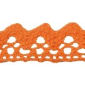 Wstążka Craft-Fun Series koronka bawełniana samoprzylepna 15x1,8 [mm x m] pomarańczowa Titanum (D12-5)