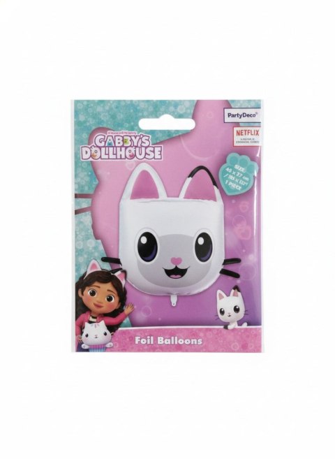 Balon foliowy Kiciuś Panduś, 65x57 cm Partydeco (FB324)