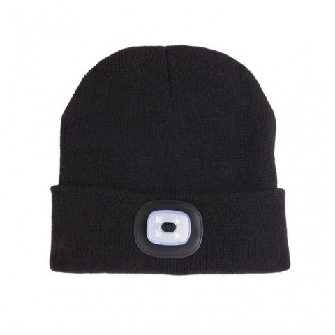 Czapka z lampką Led, czarna Argo (FL50-EU)