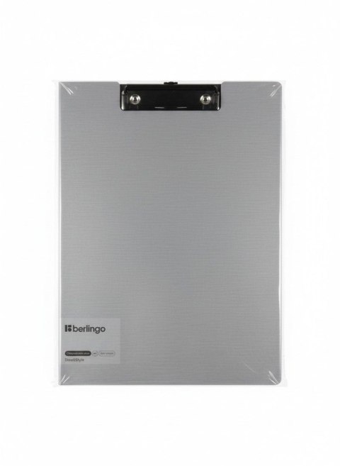 Deska z klipem (podkład do pisania) Steel & Style A4 szary Berlingo (299030)