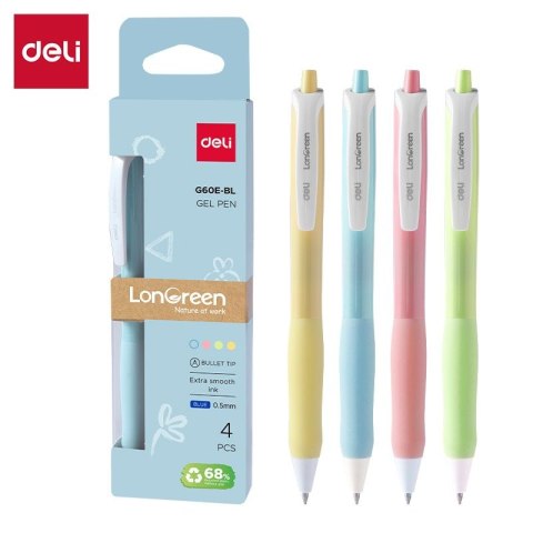 Długopis żelowy Longreen wkład niebieski Argo (EG60E-BK)