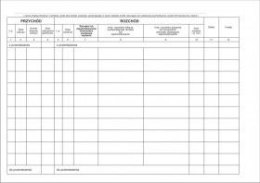 Druk offsetowy Książka rozchodów środków odurzających i substancji psychotropowych A4 50k. Stolgraf (WT98)