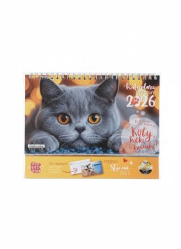 Kalendarz biurkowy koty Kukartka