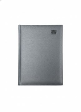 Kalendarz książkowy (terminarz) SREBRNY aluminium Z NOTESEM A4 (237 A4TNB)