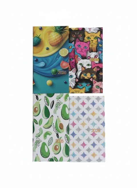 Kalendarz książkowy (terminarz) kieszonkowy 60mm x 100mm Avanti (KK-2)