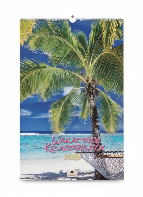 Kalendarz ścienny Wakacyjne krajobrazy 320mm x 470mm Pan Kalendarzyk (A3 VD.14)