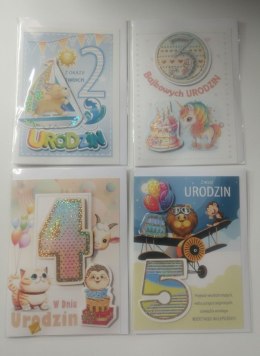 Kartka składana 2-5 LAT B6 Top Graphic (BOGH)