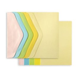 Kartka składana Baza do kartek karnet i koperta, gładki pastelowy mix 5szt. C6 [mm:] 114x162 Argo (283108)