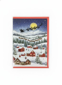 Kartka składana Karnet B6 BN CZERWONE DOMKI Henry (5905908451981471)