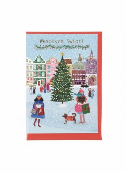 Kartka składana Karnet B6 BN Świątwczne zakupy B6 Henry (5908451981495)