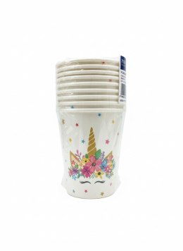 Kubek jednorazowy Unicorn Party papierowe papier 250ml Paw (PC8003400)