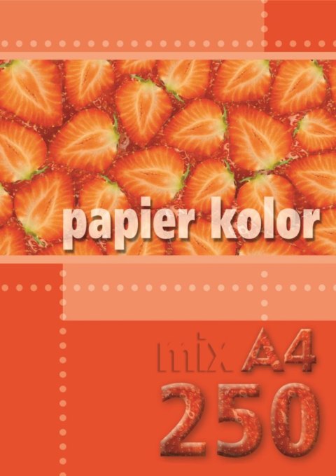 Papier kolorowy A4 mix 80g Kreska