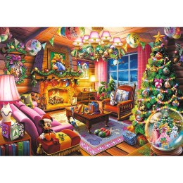 Puzzle Premium Plus Świąteczna chatka Disney 1000 el. Trefl (10916)