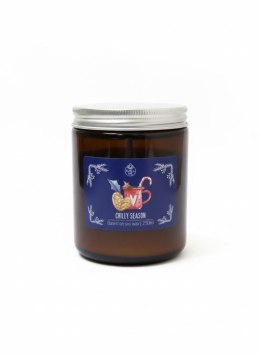 Świeczka ozdobna Smell me Chilly Season 250 ml niebieska Pavoncella (5906492907757)