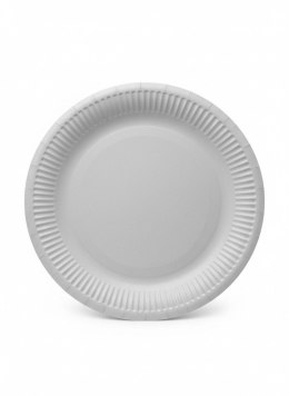 Talerz jednorazowy Monocolor light blue papier śr. 230mm 8 szt Paw (PPL8000705)