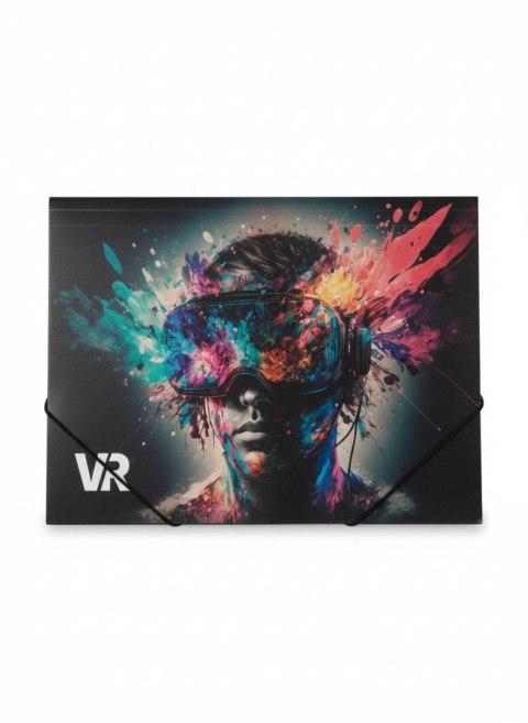 Teczka plastikowa na gumkę VR A4 mix Panta Plast (0410-0064-57)