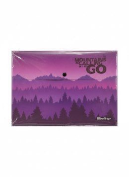 Teczka plastikowa na zatrzask A4 mix 300 mic. Berlingo (352552)