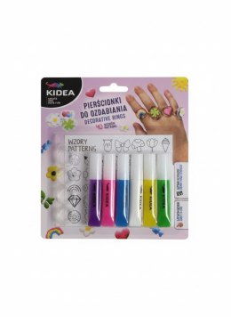 Zabawka kreatywna PIERŚCIONKI DO OZDABIANIA Kidea (PSDOKA)