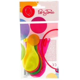 Balon gumowy neonowe fluorescencyjny 6 szt mix 240mm 9cal Arpex (K351)