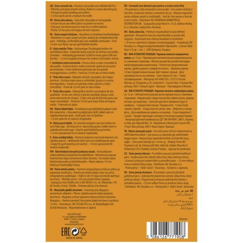 Długopis olejowy Reaction wkład czarny 0,4mm Bic (8575461)