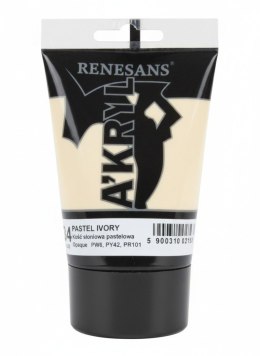 Farba akrylowa Kość słoniowa pastelowa kolor: kość słoniowa 100ml Renesans (34)