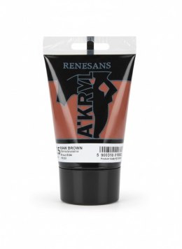 Farba akrylowa Ziemia brunatna kolor: ziemisty brunatny 100ml Renesans (25)