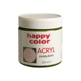 Farba akrylowa kolor: zielona 250ml Happy Color (HA 7370 0250-56)