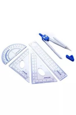 Komplet geometryczny BUMPERS z cyrklem 5 el. Deli (E9598)