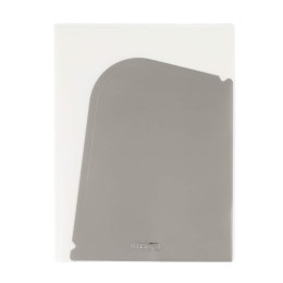Koszulki na dokumenty SMART szary A4 kolor: szary typu U Strigo (SF077)