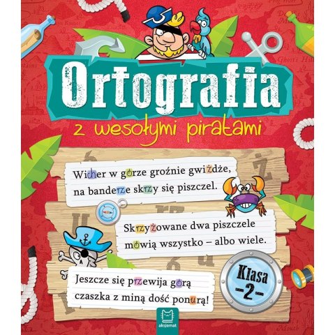 Książeczka edukacyjna Ortografia z wesołymi piratami. Klasa 2 Aksjomat (2698)