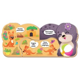 Książka dla dzieci Mamy i dzieci w ZOO. Dwie książeczki w jednej Aksjomat