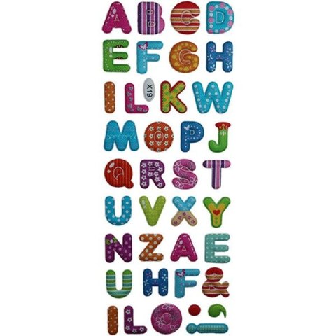 Naklejka (nalepka) Craft-Fun Series alfabet Titanum (X19)