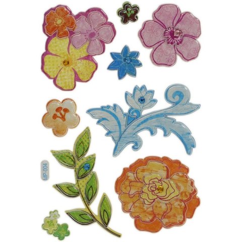 Naklejka (nalepka) Craft-Fun Series kwiaty Titanum (MP004)