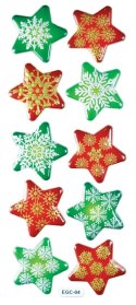 Naklejki świąteczne Craft-Fun Series Boże Narodzenie Gwiazdki Titanum (EGC-04)