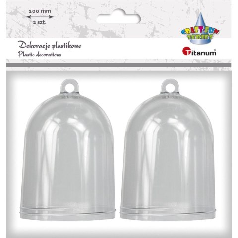 Ozdoba akrylowa Craft-Fun Series klosz 80x100mm Titanum