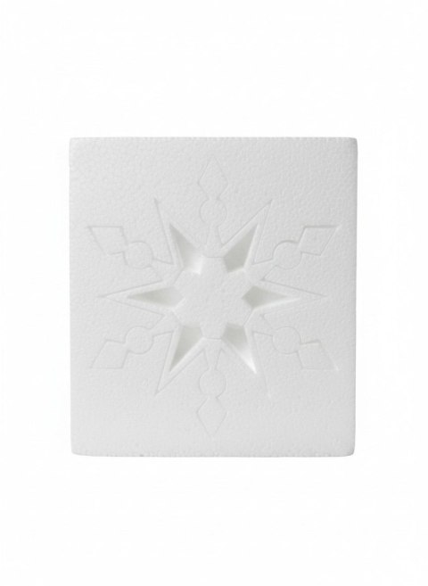 Ozdoba styropianowa Śnieżynka 150 mm Unisan